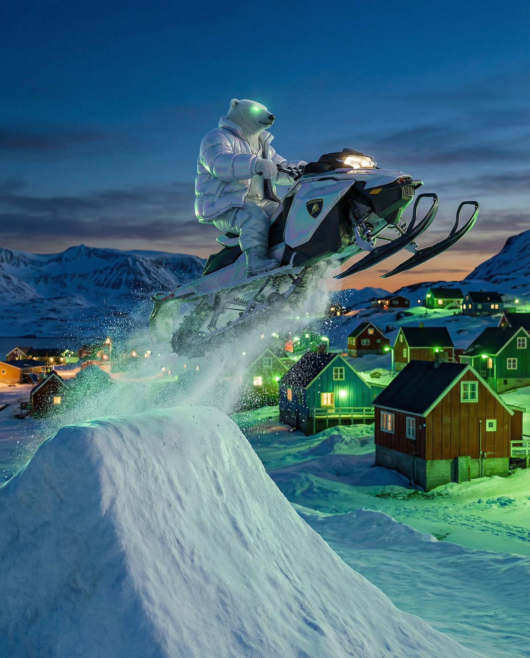 Polar Bear in Action